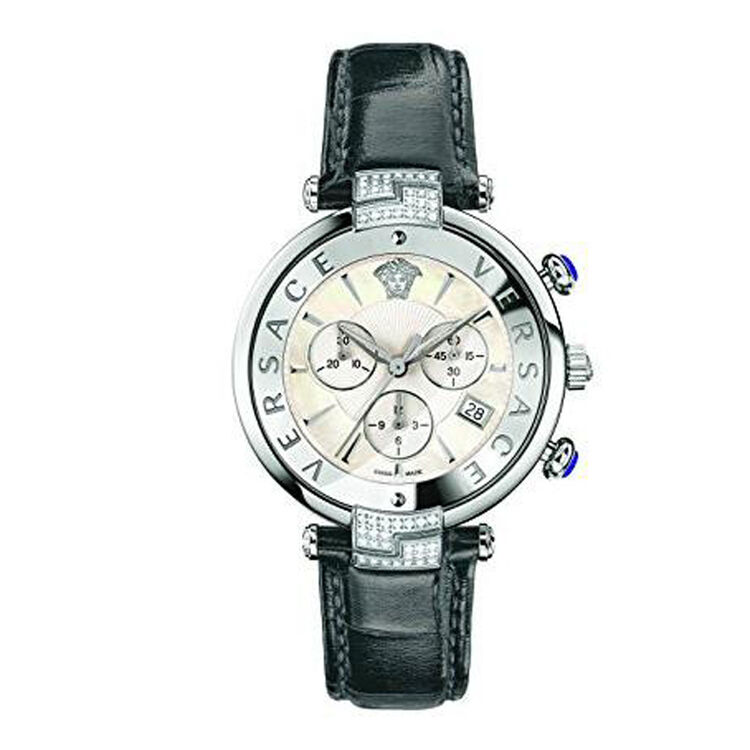 全球购范思哲(versace) revive mother of pearl 男手表