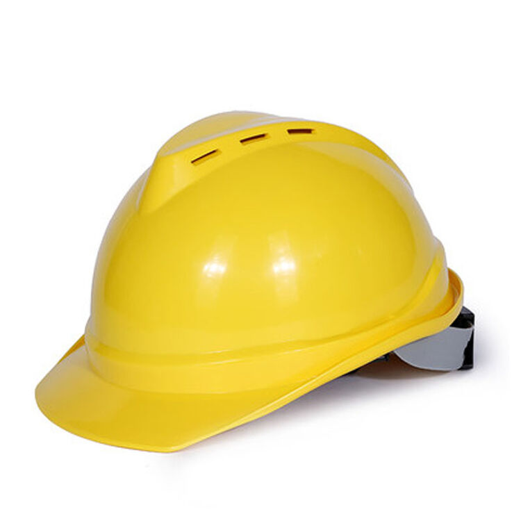 建筑工地安全帽 电力 工程施工劳保安全头盔 黄色