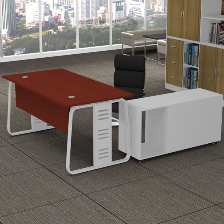 创戈办公家具主管桌经理桌钢架组合老板桌办公桌 大班台 电脑桌 经理