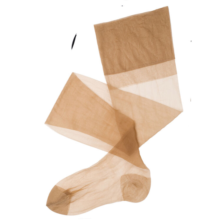 法国进口cervin agnes 15d性感丝袜高筒袜弹力尼龙丝光吊带袜包邮