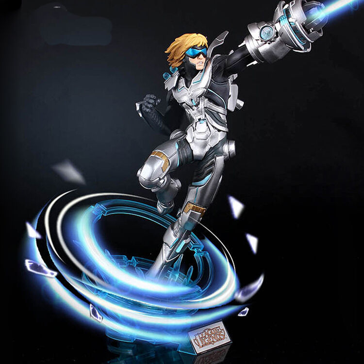 拿漫lol英雄联盟ez未来战士伊泽瑞尔大号盒装公仔模型 30厘米左右