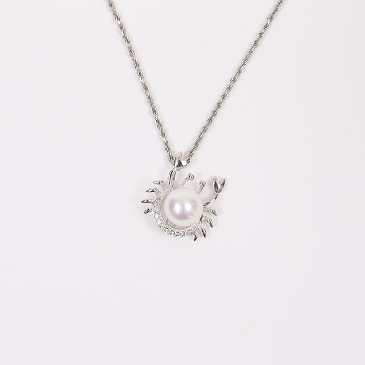 克典 十二星座系列之巨蟹座 项链 时尚银饰