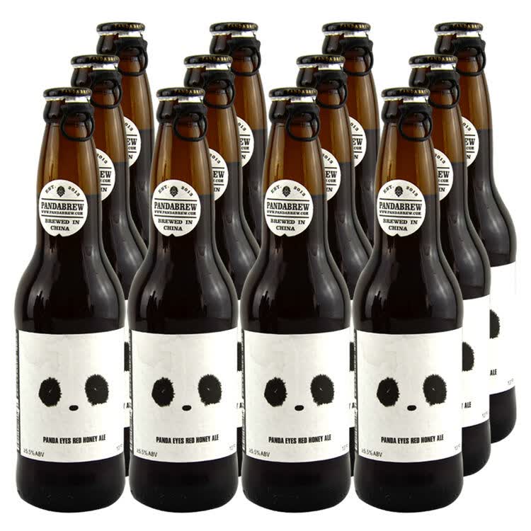熊猫精酿啤酒 熊猫系列啤酒组合 熊猫眼蜂蜜艾尔啤酒330ml*12瓶