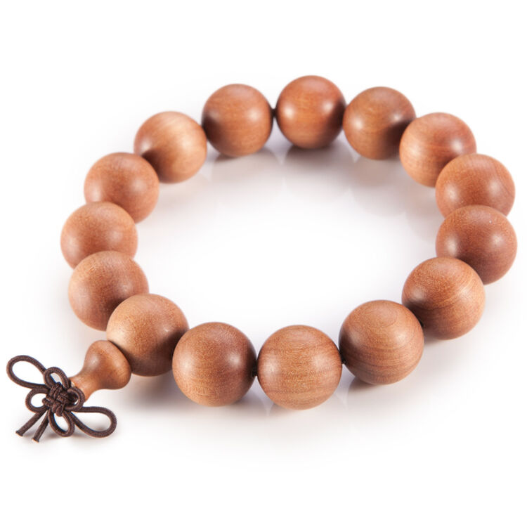 沐恩 手串sl1466 天然正宗红肉老东加檀香手串15mm*15颗 香气浓郁