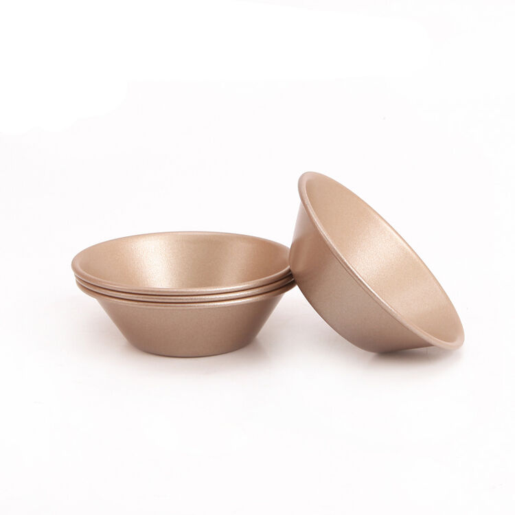 学厨chef made 蛋挞模具 英寸不粘布丁蛋挞模具葡挞模4个装wk9085