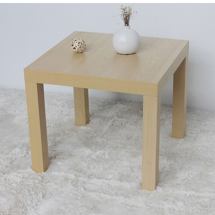 帝思龙 创意小茶几 小方桌子 沙发边桌 边几咖啡桌 幼儿园小桌子 原木