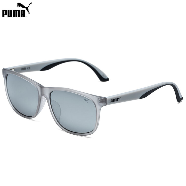 puma 彪马 eyewear 男女太阳眼镜 pu0106sa-004 灰色镜框银灰色镜片