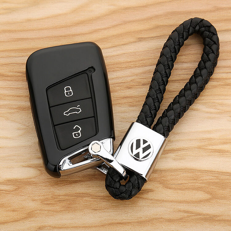 御蜀17款大众新迈腾钥匙包女士 2018款迈腾b8汽车钥匙套男 蔚揽钥匙壳