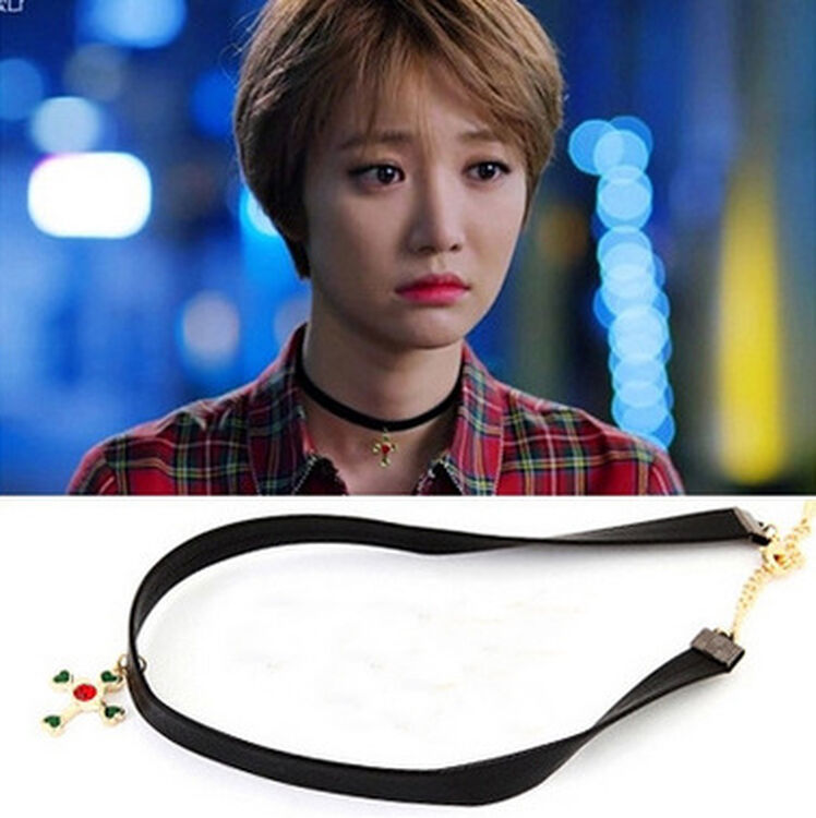 韩版 韩剧她很漂亮 高俊熙同款 韩国 复古十字架 锁骨项链 主图款