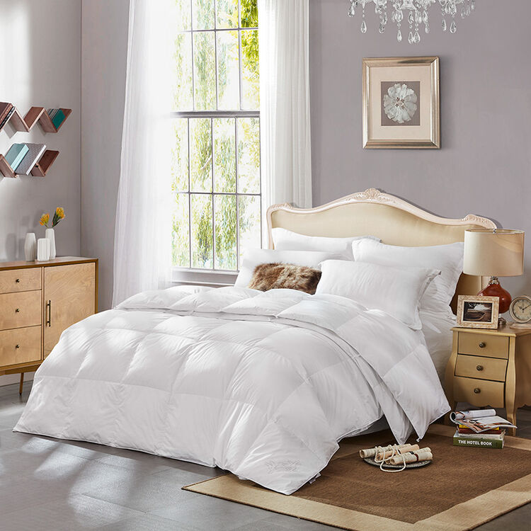 luolai罗莱家纺 至享鹅绒被二合一子母被鹅绒被 秋冬保暖被子被芯四季