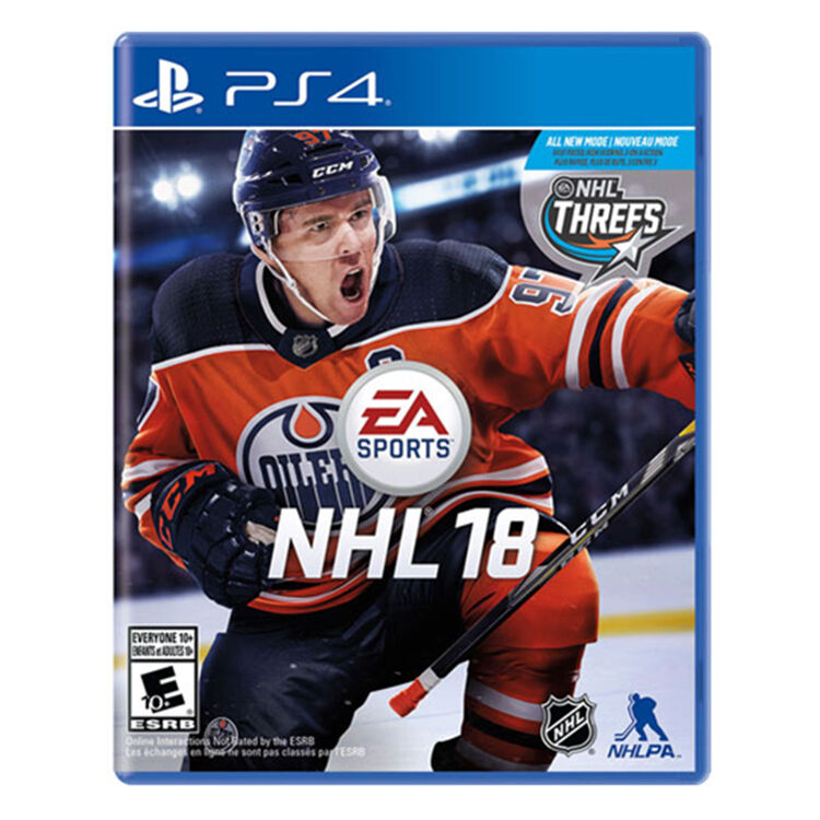 索尼(sony) ps4 slim pro游戏光盘 nhl18 冰上曲棍球18 英文