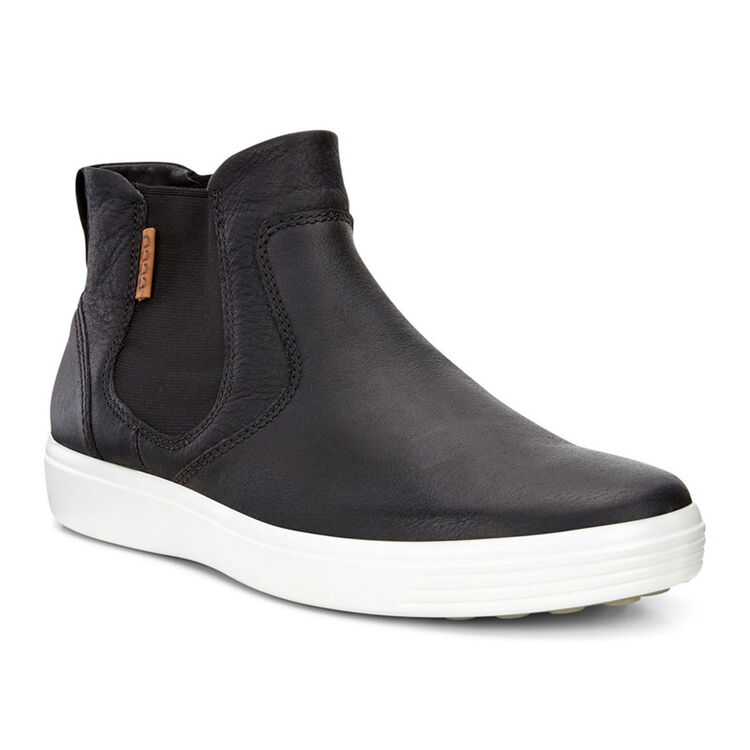 时尚高帮套脚休闲短靴 舒适透气松紧带磨砂皮靴 柔酷7号系列 430124