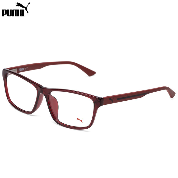 puma 彪马 eyewear 男款光学镜架 方形近视眼镜框 pe0010oa-004 红色