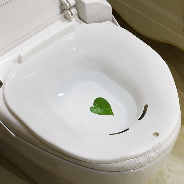 免蹲熏洗马桶坐浴盆 白