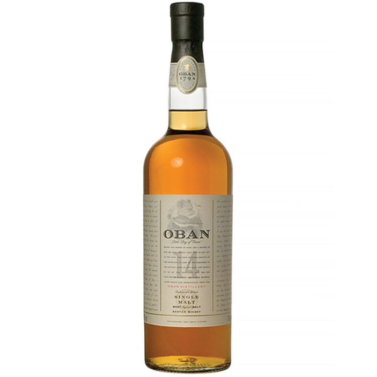 欧本（Oban）14年 苏格兰 高地产区 单一麦芽 威士忌 洋酒 700ml 光明服务菜管家商品 