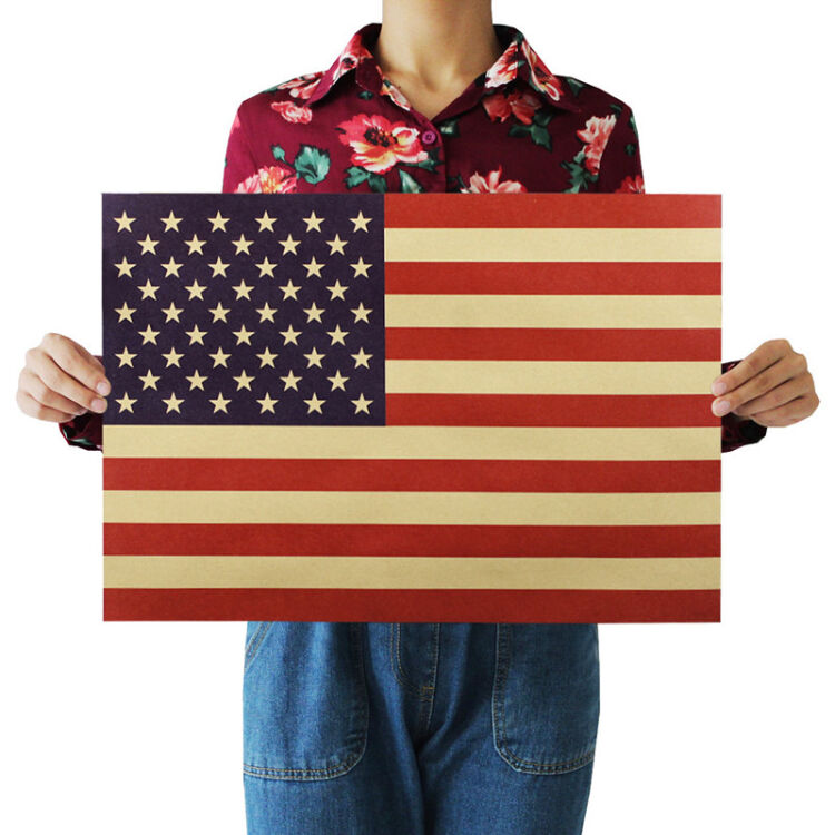 美国国旗 复古图片