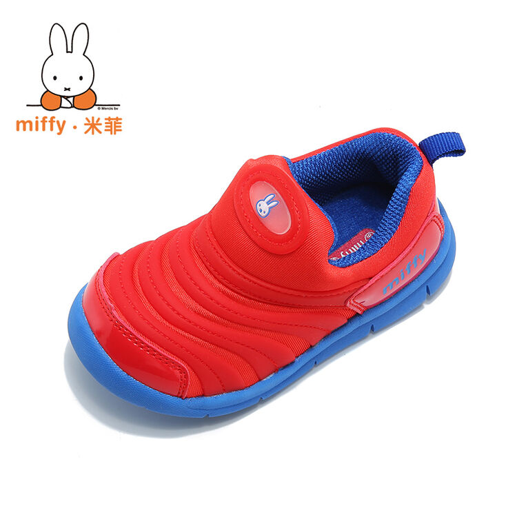 米菲miffy 运动鞋 春秋季宝宝鞋男女童毛毛虫休闲鞋子 ac7013 红色27