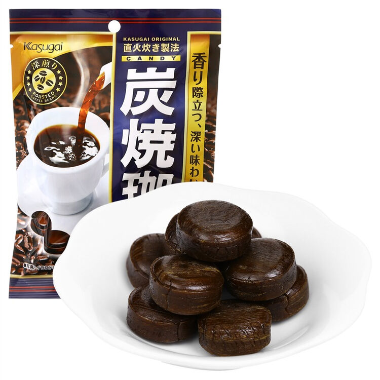 日本进口 春日井 炭烧口味 咖啡糖 55g