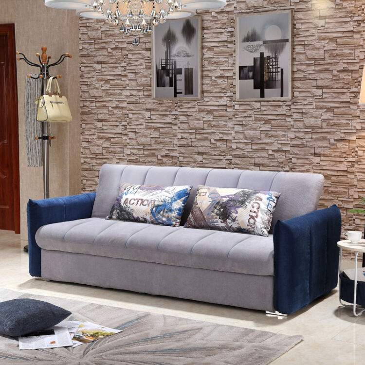 桑德森 沙发床 北欧沙发 布艺沙发 简约现代客厅沙发床小户型客厅家具