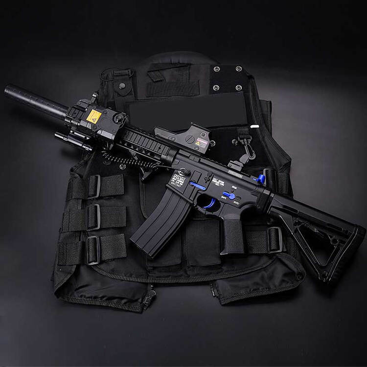 m4水弹枪下供弹电动连发真人cs儿童男孩玩具枪 锦明m4 送5万发水弹