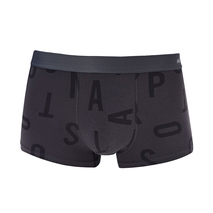 安踏内裤 男运动平角底裤19748973 银灰色-2 m