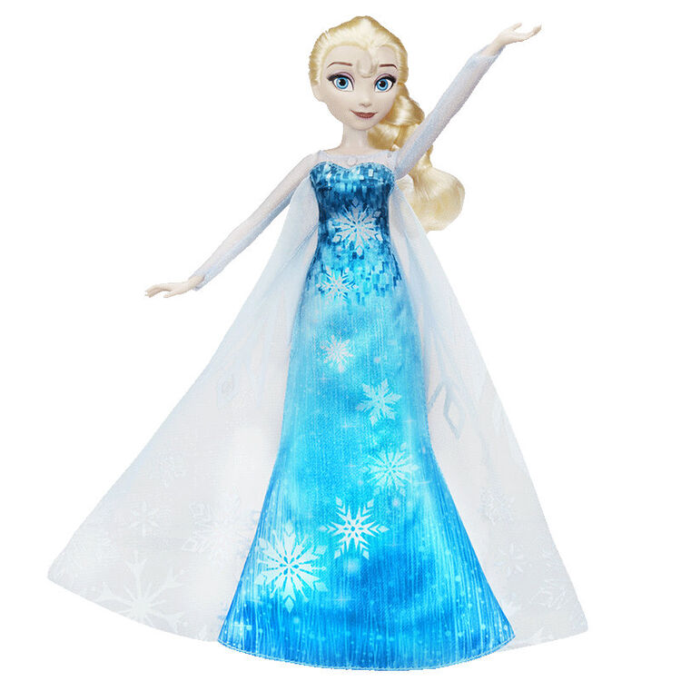 孩之宝hasbro冰雪奇缘女孩儿童玩具模型玩偶生日礼物会唱