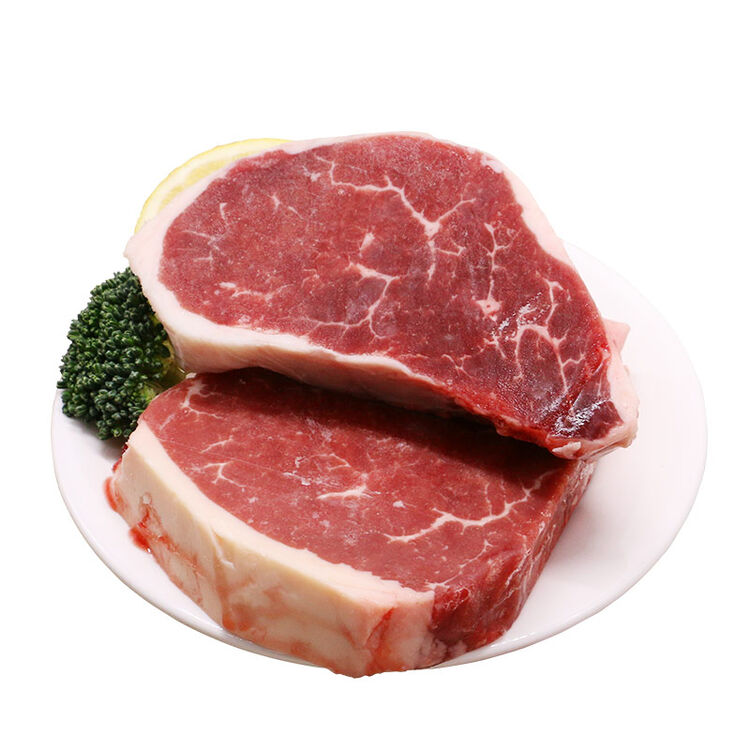 聚福鲜 澳洲安格斯谷饲小米龙 500g 1盒 原切雪花牛肉进口牛排