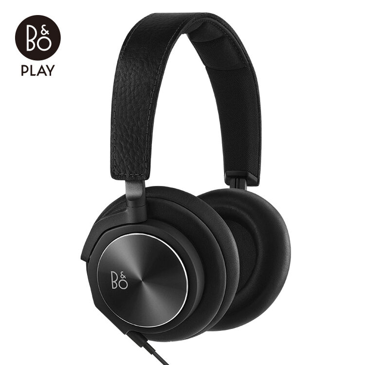 b&o play h6二代 包耳头戴式耳机 高档皮革材质 bo耳机 黑色