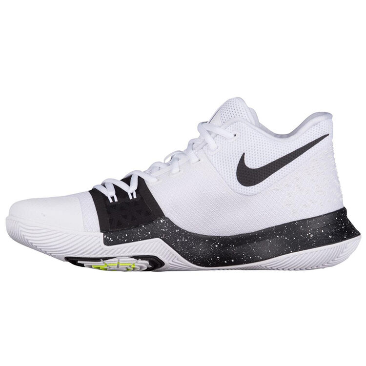 全球购耐克 nike kyrie 3 欧文3 球鞋泼墨麂皮实战篮球鞋 白色