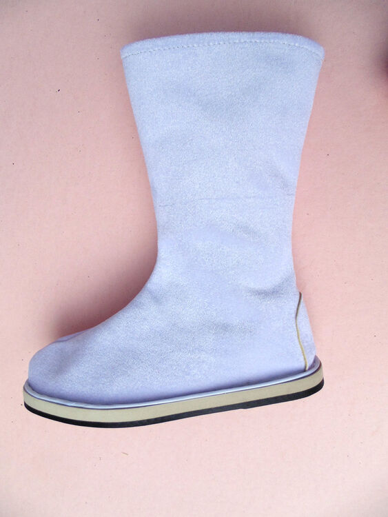 古装靴子表演出防滑底古风 汉服戏曲男女中式婚鞋古代官兵布靴 防滑胶