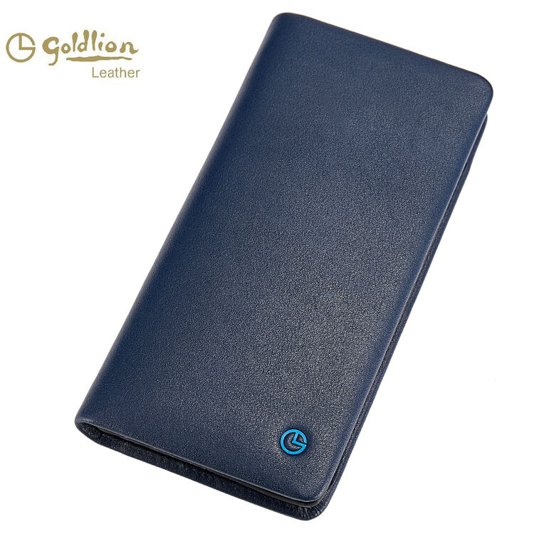 金利来/goldlion头层牛皮钱包短款 多功能卡位包 银钱夹男士 长款