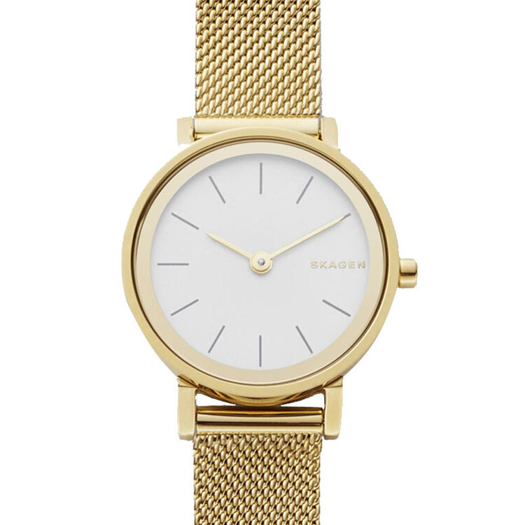 诗格恩(skagen)手表 钢制表带时尚商务石英女士腕表 skw2443