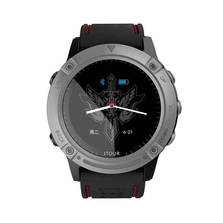 军拓(jtour)铁腕3s户外智能运动多功能手表战狼2联名纪念版_灰色标准