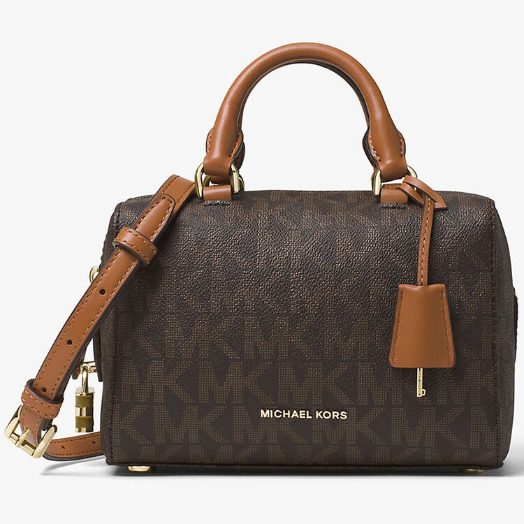 michael kors迈克.科尔斯mk kirby系列女士迷你手提包 褐色30t6gk3s1b