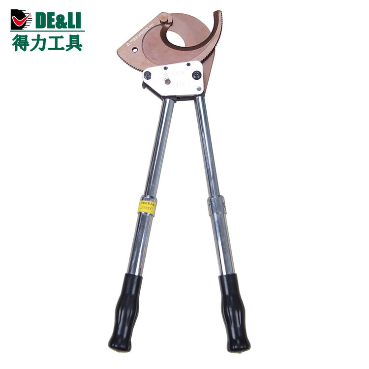 得力(deli)重型电缆剪电线电缆割刀棘轮电缆剪 500mm2 dl-j52 剪切