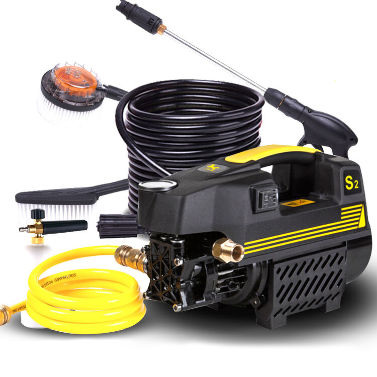 指南车白马s2高压清洗机多功能洗车泵家用220v全铜洗车机洗车器 (精品