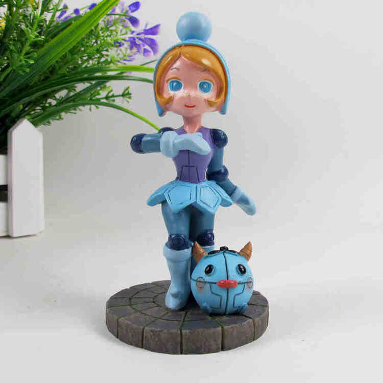 英雄联盟周边q版 发条魔灵奥莉安娜冰雪节魄罗 模型玩偶