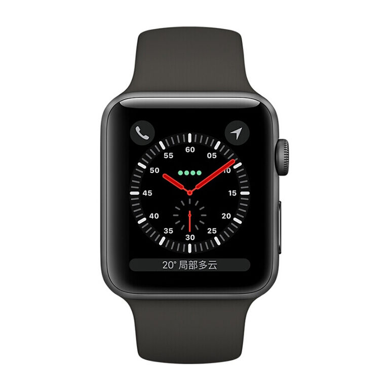苹果apple watch series 3 s3 第三代智能穿戴金属防水手表 深空灰(深