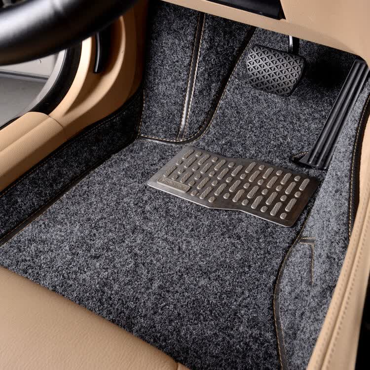 s350域虎宝典瑞迈灰地毯脚垫 灰黑色(灰蓝) 驭胜s350五座