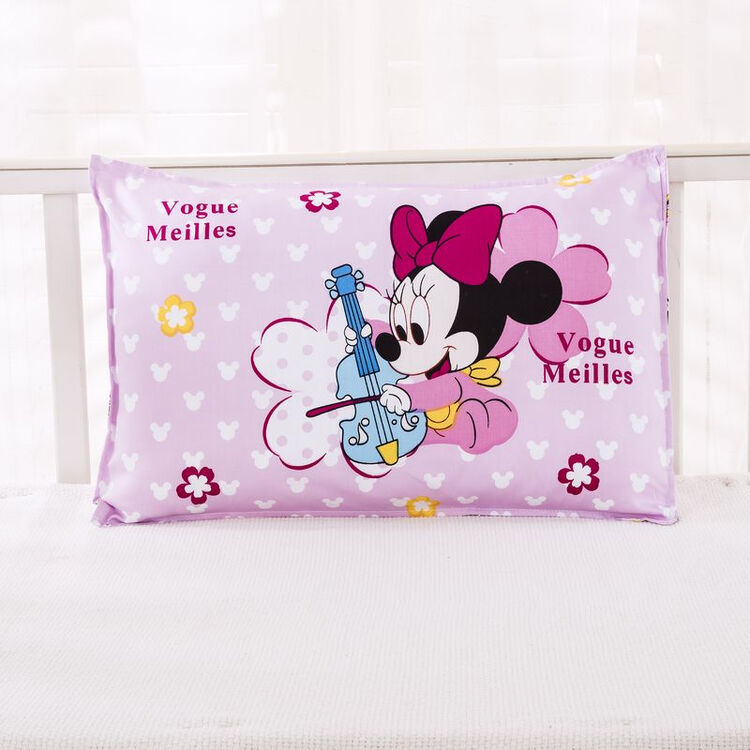 卡培拉 全棉儿童枕头决明子单人枕芯学生健康枕头芯 天才米妮 30*50cm