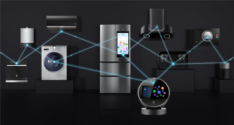 云米智能互联冰箱,给家添一点未来的科技感.