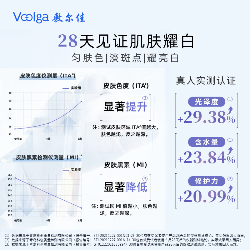 敷尔佳美白面膜贴片面膜图片