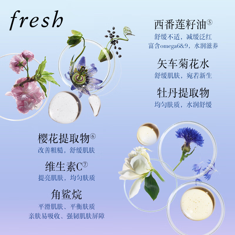 Fresh馥蕾诗花妍舒缓焕颜面膜涂抹面膜图片