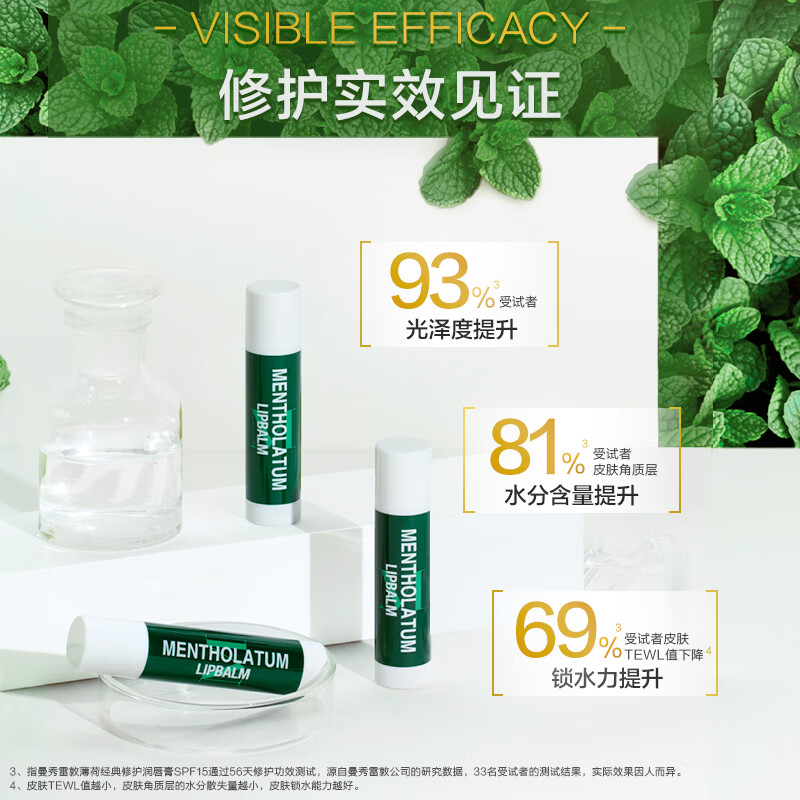 曼秀雷敦薄荷润唇膏SPF15