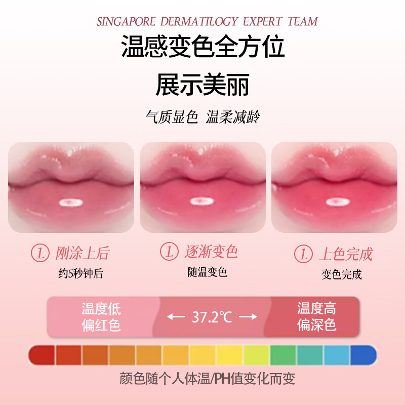 BEAUTY NOTES温感变色润唇膏