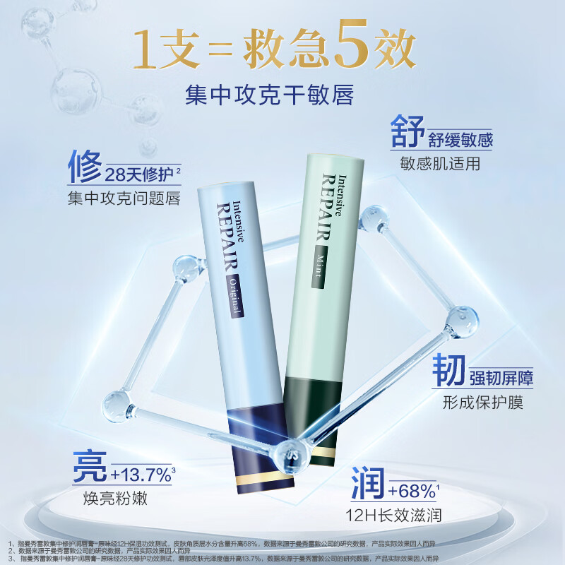 曼秀雷敦集中修护润唇膏