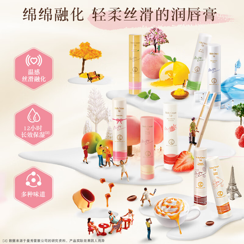 曼秀雷敦柔融盈润护唇膏-柚子味