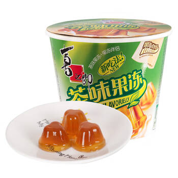 【喜之郎旗舰店】摇一摇果冻布丁办公 儿童休闲零食 117克*16桶 整箱