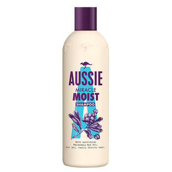 澳丝aussie袋鼠洗发水奇迹水润300ml 无硅油 水润顺滑 *2件