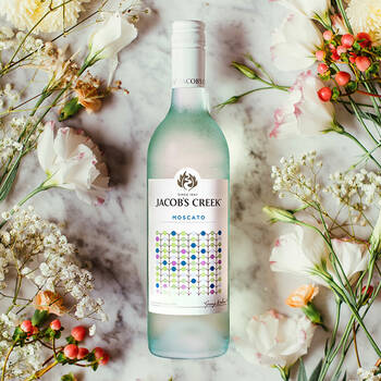 杰卡斯jacobscreek波点系列莫斯卡托白葡萄酒750ml单瓶装进口白葡萄酒